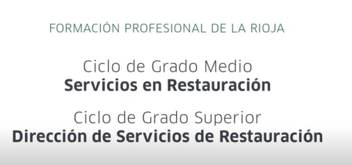 Video Servicios en restauración / Dirección de restauración